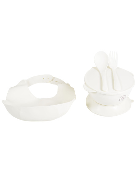 Стол за хранене с подарък Surprise бял