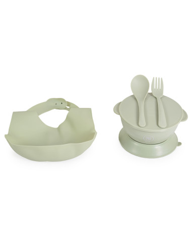 Стол за хранене с подарък Surprise зелен