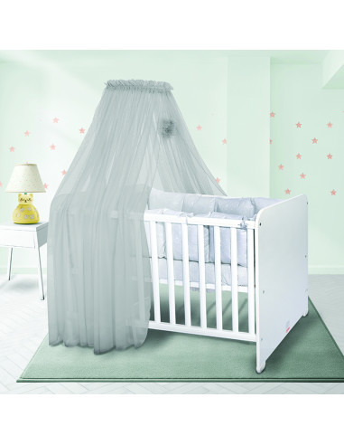 БАЛДАХИН COLOR POM POM  480/160 СИВ