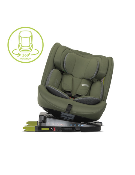 СТОЛ ЗА КОЛА RODEO GREEN&GREY 40-150CM 360, ISOFIX