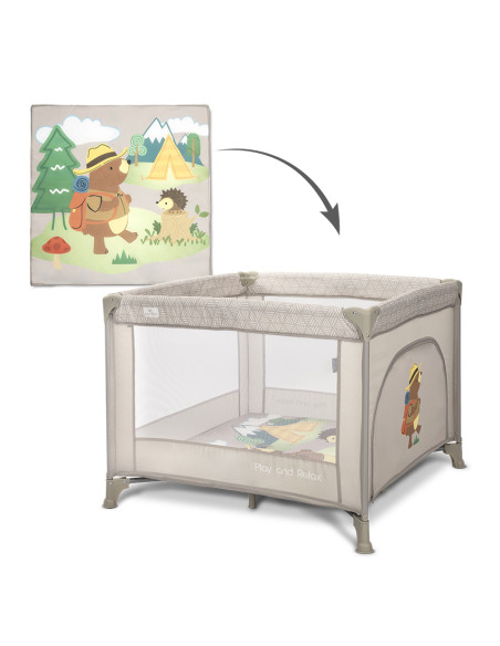 КОШАРА ЗА ИГРА PLAY N RELAX BEIGE CAMPING