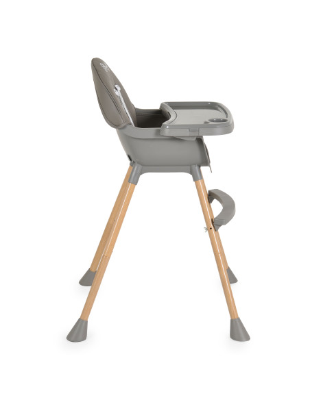 Стол за хранене Biscotti 2 в 1 сив