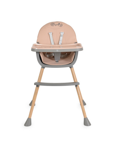 Стол за хранене Biscotti 2 в 1 розов