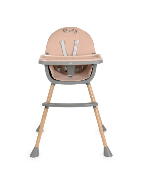 Стол за хранене Biscotti 2 в 1 розов