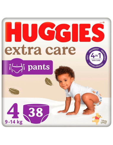 Huggies Бебешки пелени гащички Extra Care 4,...