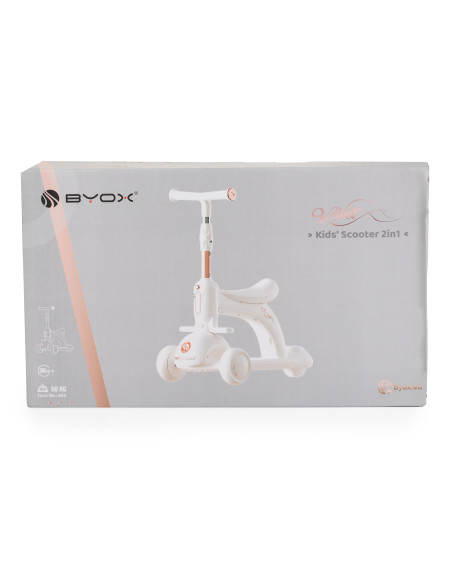 Тротинетка Velvet Royal White