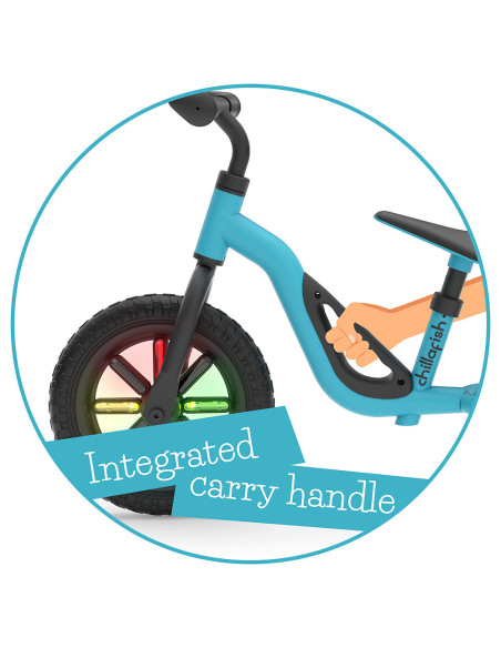 Chillafish Charlie GLOW CPCH02SKY колело за баланс синьо