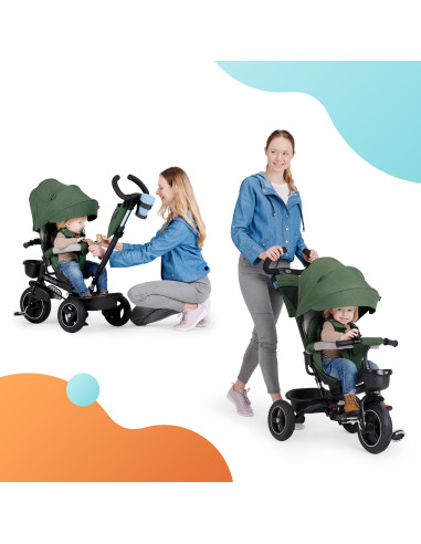 Kinderkraft SPINSTEP триколка зелена KRSPST00GRE