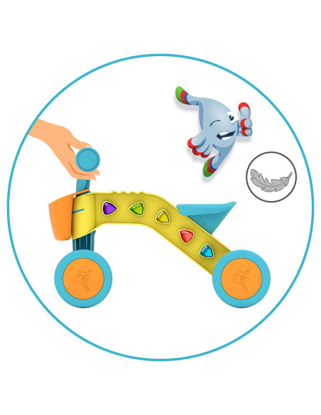 Chillafish ItsiBitsi Blocks CPIB02YLB четириколка жълто