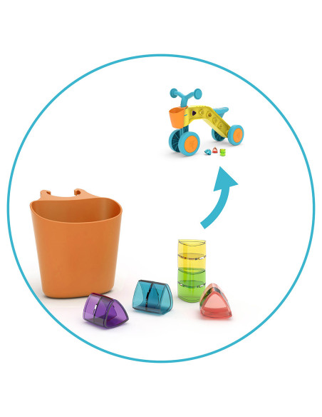 Chillafish ItsiBitsi Blocks CPIB02YLB четириколка жълто