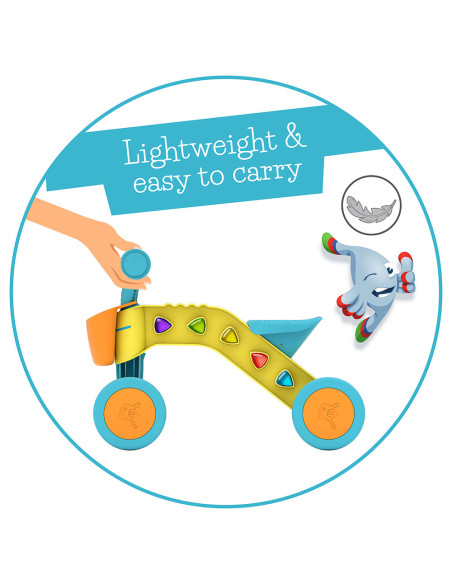 Chillafish ItsiBitsi Blocks CPIB02YLB четириколка жълто