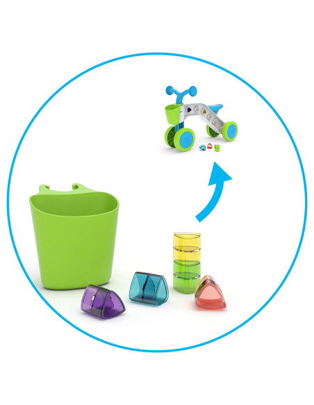 Chillafish ItsiBitsi Blocks CPIB02BLU четириколка синя