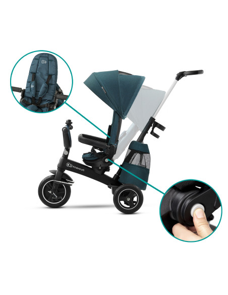 KinderKraft EASYTWIST зелена триколка KKRETWIGRE