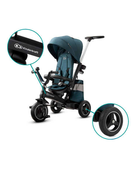 KinderKraft EASYTWIST зелена триколка KKRETWIGRE