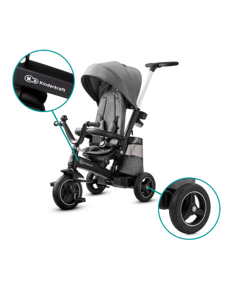 KinderKraft EASYTWIST сива триколка KKRETWIGRY