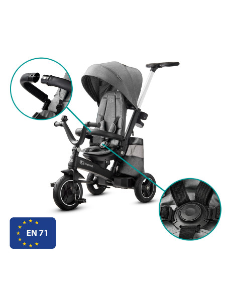 KinderKraft EASYTWIST сива триколка KKRETWIGRY