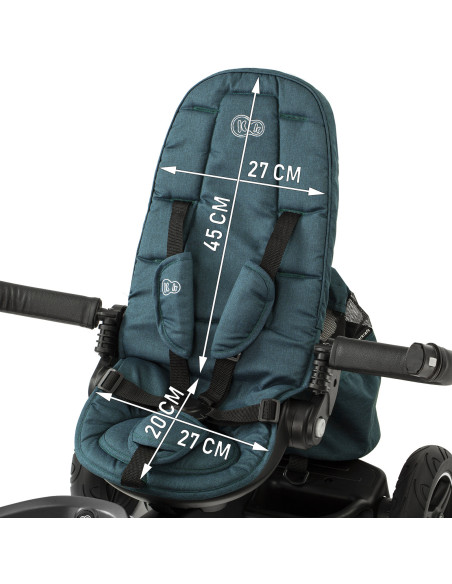 KinderKraft EASYTWIST сива триколка KKRETWIGRY