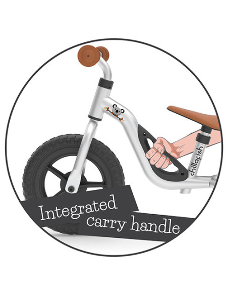 Chillafish Charlie CPCH01SIL колело за баланс сребристо