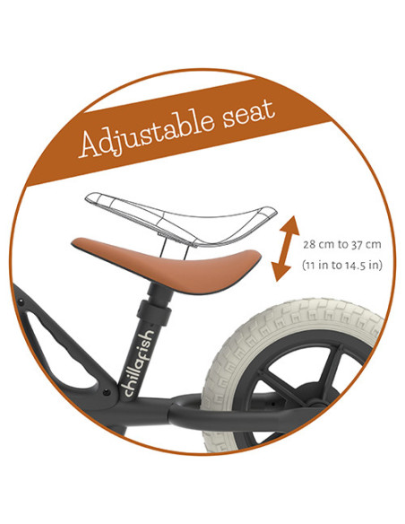 Chillafish Charlie CPCH01BLA колело за баланс черно