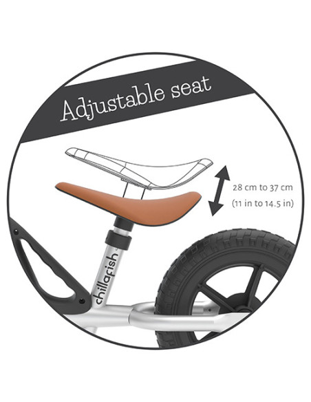 Chillafish Charlie CPCH01BLA колело за баланс черно