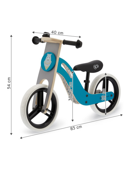 KinderKraft Uniq колело за балансиране тюркоаз