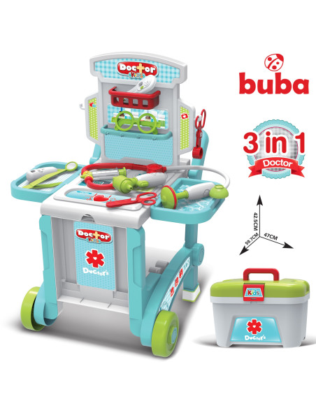 Детски лекарски комплект Buba 008-929, Куфар