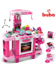 Детска кухня с реакция при докосване Buba 008-938, Розова 2
