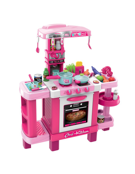 Детска кухня с реакция при докосване Buba 008-938, Розова