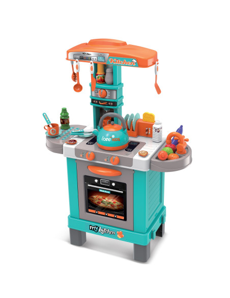 Детска индукционна кухня с чайник Buba 008-939А, Синя