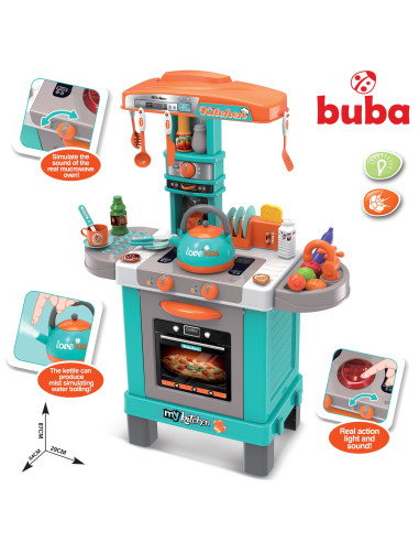 Детска индукционна кухня с чайник Buba...