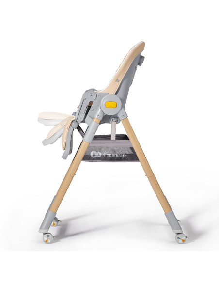 KinderKraft столче за хранене LASTREE дървесно KHLAST00BEGW