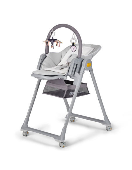KinderKraft столче за хранене LASTREE сиво KHLAST00GRY