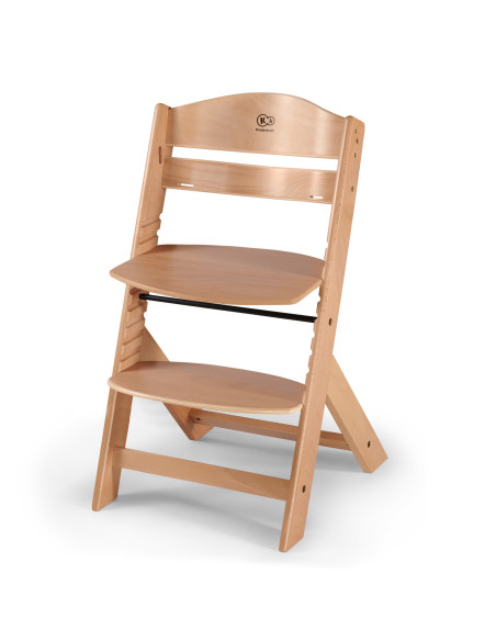 KinderKraft столче за хранене ENOCK дървено KKKENOCNAT