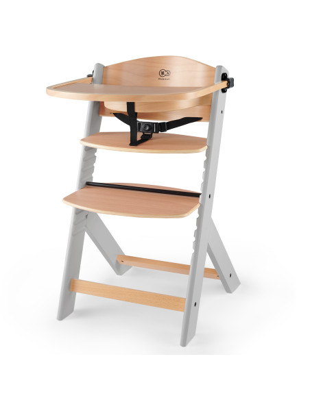 KinderKraft ст.за хр. ENOCK дървено/сиви крака KKKENOCGRY