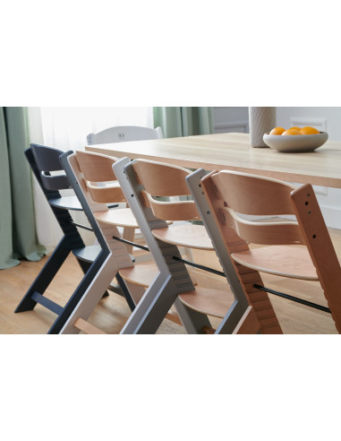 KinderKraft ст.за хр. ENOCK дървено/сиви крака...