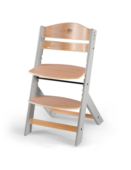 KinderKraft ст.за хр. ENOCK дървено/сиви крака KKKENOCGRY