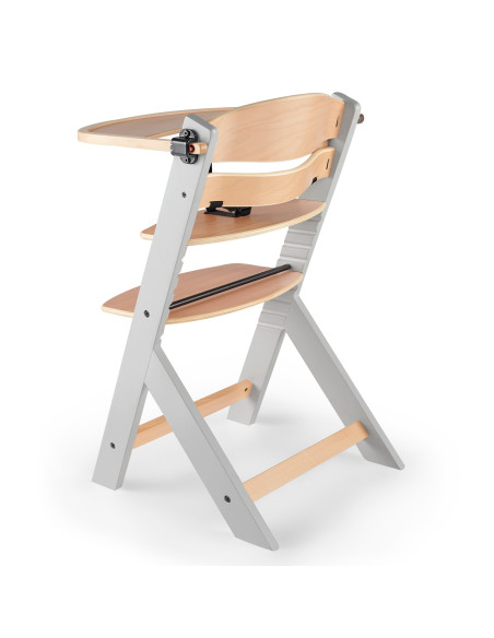 KinderKraft ст.за хр. ENOCK дървено/сиви крака KKKENOCGRY