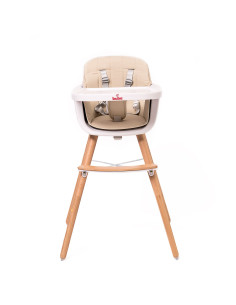 Buba Carino столче за хранене 2в1 бежово