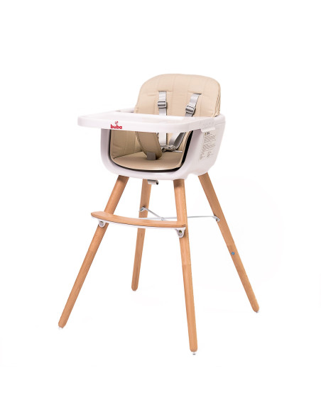 Buba Carino столче за хранене 2в1 бежово