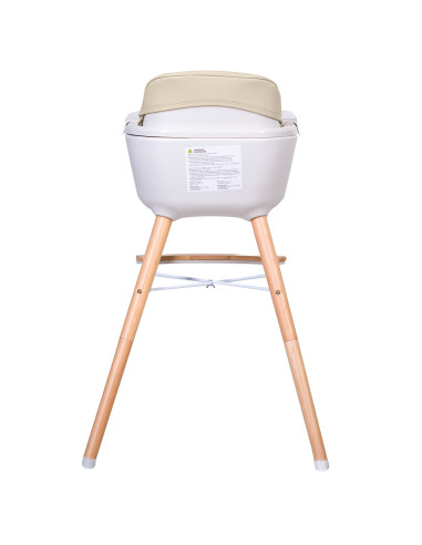 Buba Carino столче за хранене 2в1 бежово