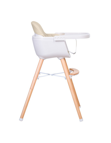 Buba Carino столче за хранене 2в1 бежово