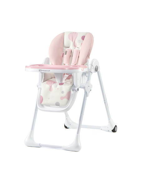 KinderKraft столче за хранене YUMMY розово KKKYUMMPNK