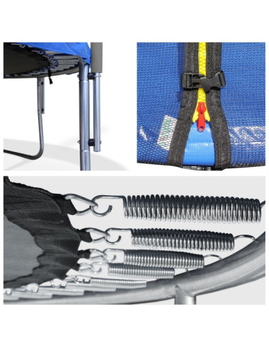 Батут с вътрешна мрежа Buba 10FT (306см), Джоб...