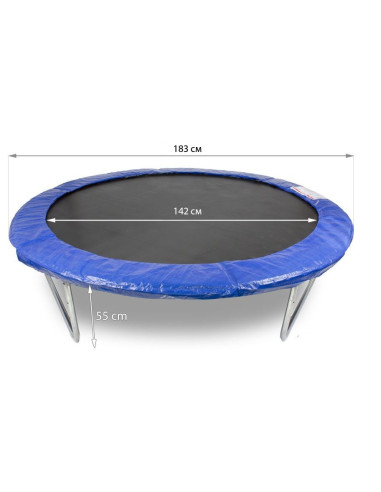 Buba детски батут с мрежа 6" 183 см