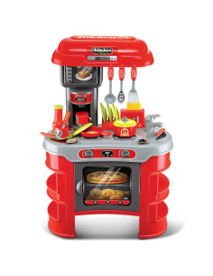 Детска комплект кухня 008-908A червена 2