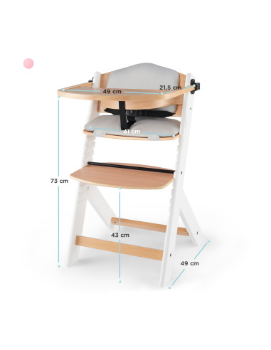 KinderKraft ст.за хр. + възглавница ENOCK бяло...
