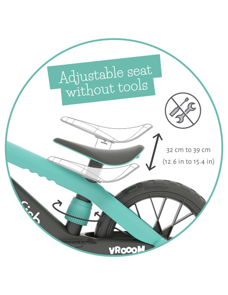 Chillafish BMXie VROOM CPMX05MIN колело за баланс Mint