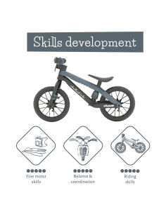 Chillafish BMXie VROOM CPMX05ANT колело за баланс Anthracite 2