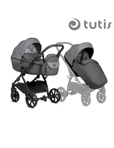 Tutis UNO 5+ бебешка количка 2в1 022 Grey
