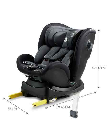 Kinderkraft столче за кола XRIDER i-Size BLACK